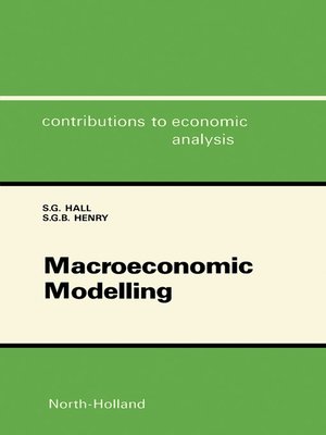 cover image of Macroeconomic Modelling